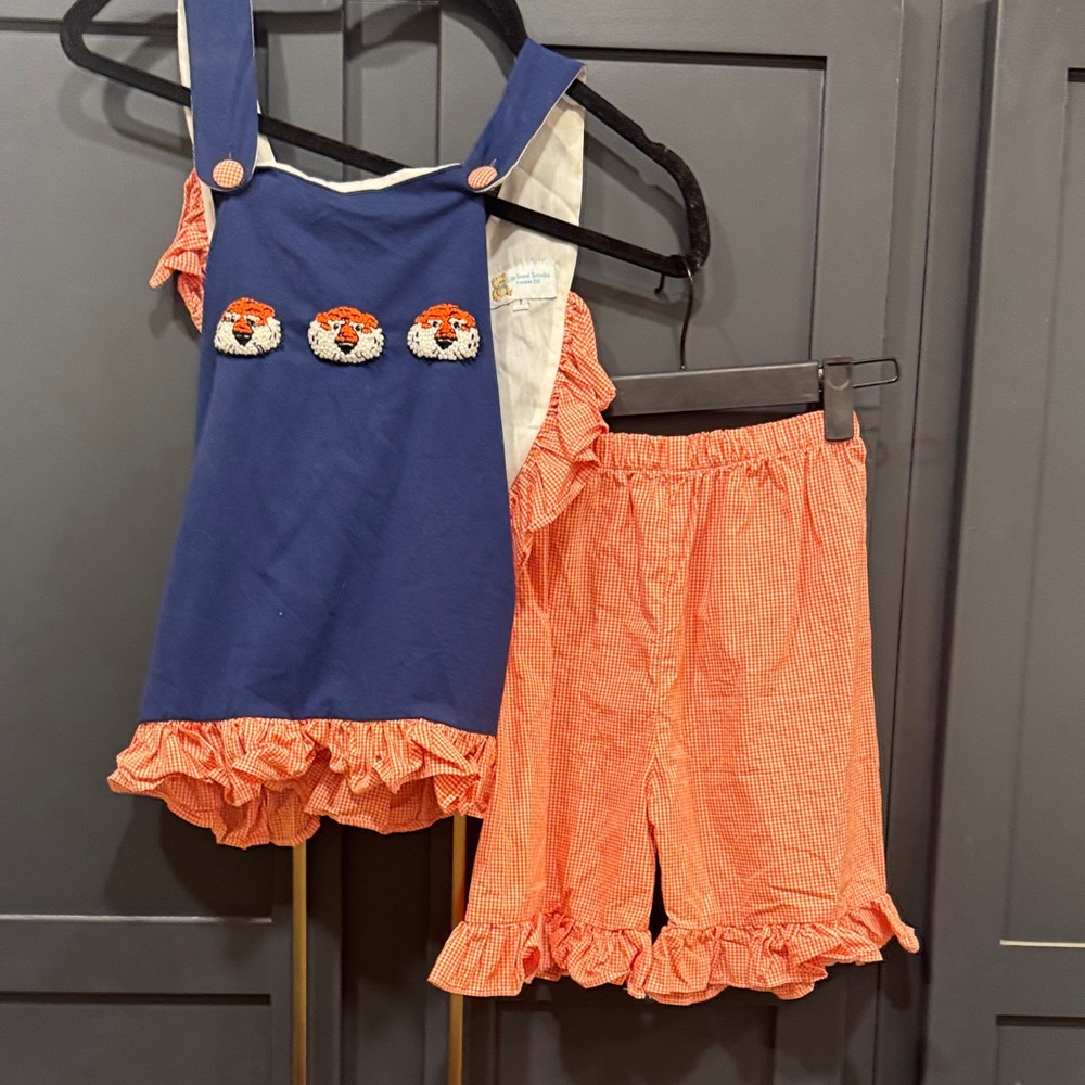 Kids Navy and Orange Auburn Set💙🧡🐅